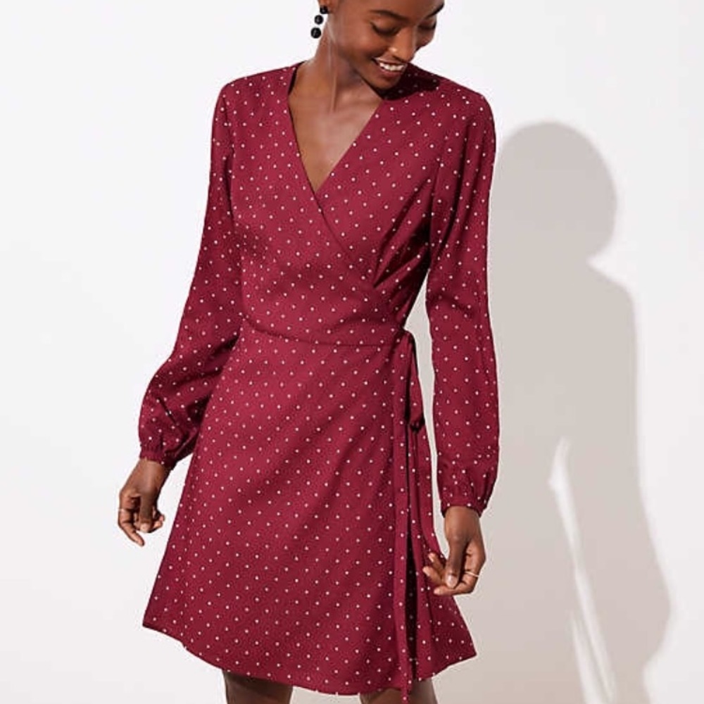 LOFT wrap dress
